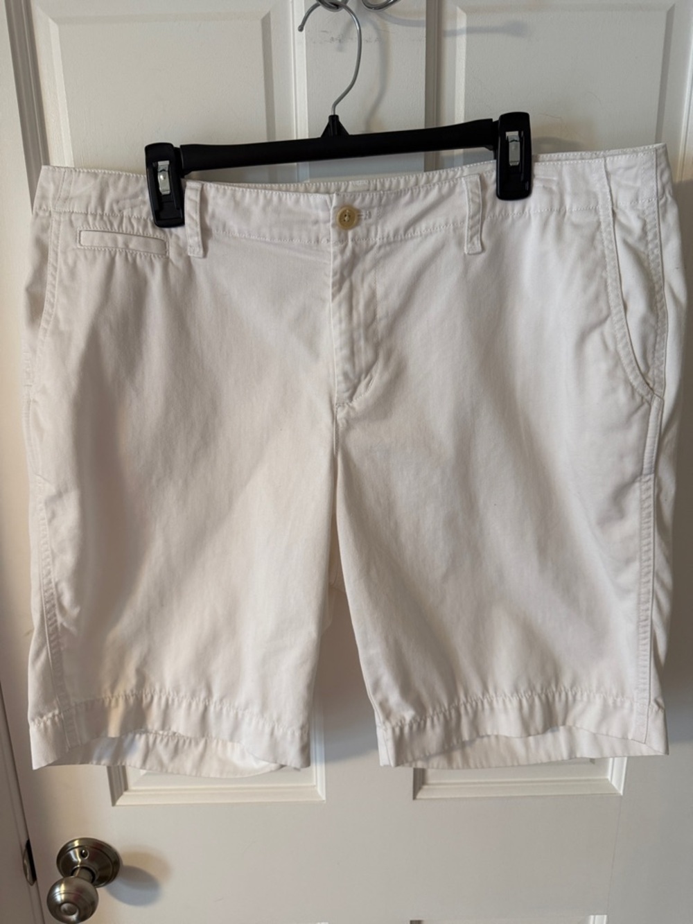 Lauren Ralph Lauren Women’s White Cotton Bermuda Shorts 10” inseam Size 14W
